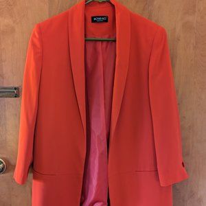 Shawl Collar Open Front Blazer